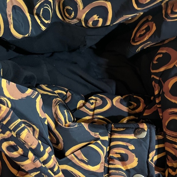 Free People Black and Gold Patterned Jacket Size M/L - Picture 5 of 12